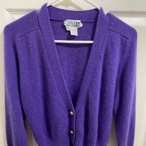 Vintage Purple  Adele Joyce  Size S Women’s Cardigan